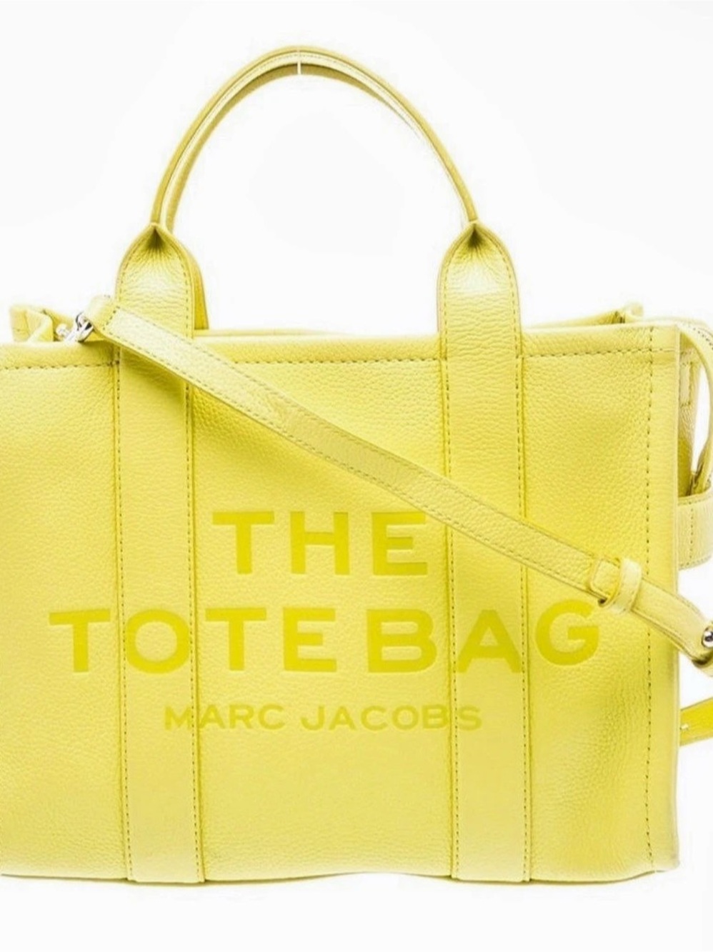 Marc Jacobs The Leather medium Tote Bag Yellow Leather